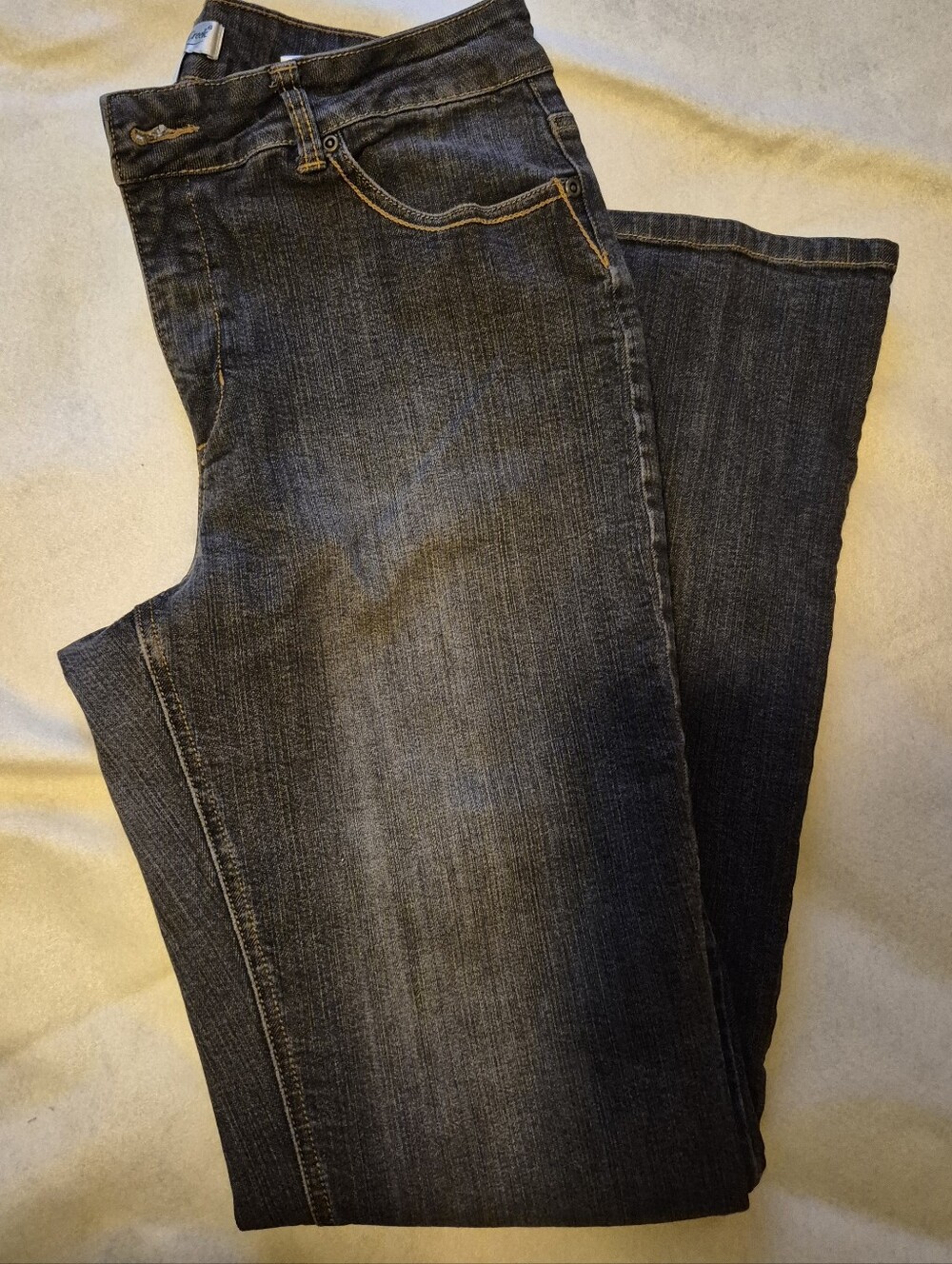 Coldwater Creek Women's Dark Wash Straight Leg Jeans